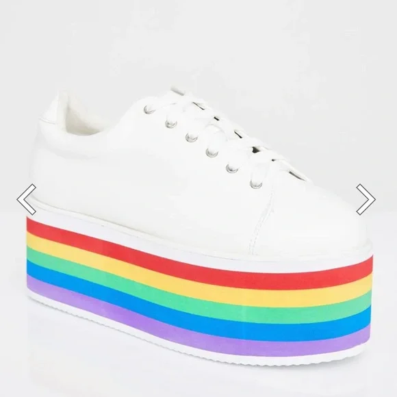 Pure Taste My Rainbow Platform Sneakers - Picture 6 of 11
